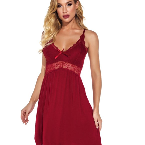 Soft Lace Night Dress - Picture 1 of 3
